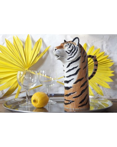 Wasserkrug - Tiger Quail Ceramics wasserkaraffe glas krüg glaskaraffen design