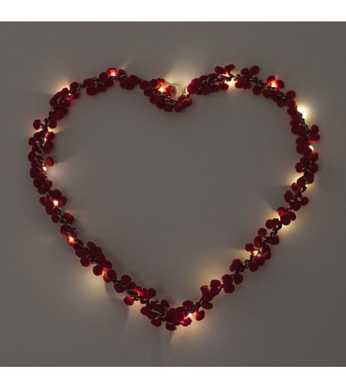 Heart with Red Tassels - Fairy light Melanie Porter lighted illuminated decoration indoor bedroom