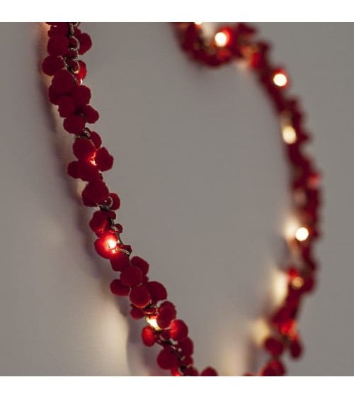 Heart with Red Tassels - Fairy light Melanie Porter lighted illuminated decoration indoor bedroom