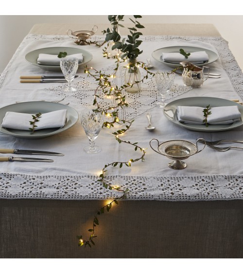 Foglie verdi - Ghirlanda luminosa Melanie Porter decorazioni luminose