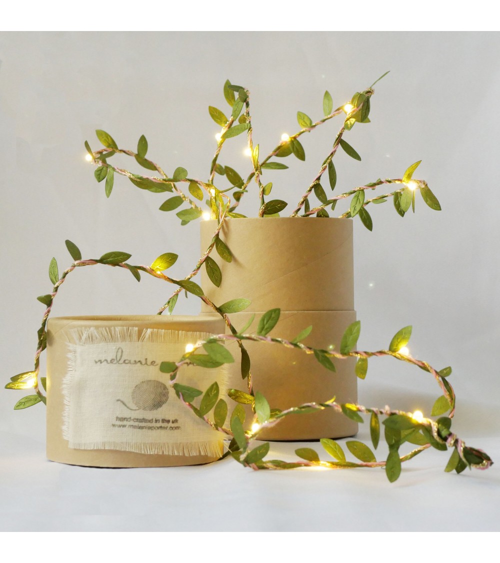 Green leaves - Fairy Light Garland Melanie Porter lighted illuminated decoration indoor bedroom