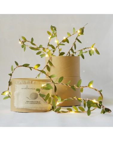 Foglie verdi - Ghirlanda luminosa Melanie Porter decorazioni luminose