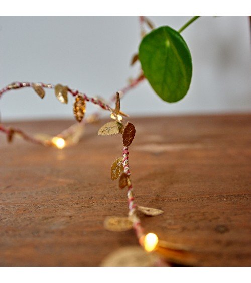 Golden leaves - Fairy Light Garland Melanie Porter lighted illuminated decoration indoor bedroom