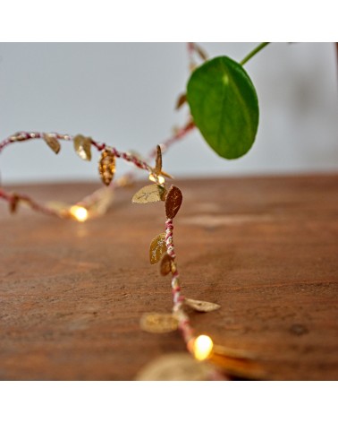 Golden leaves - Fairy Light Garland Melanie Porter lighted illuminated decoration indoor bedroom