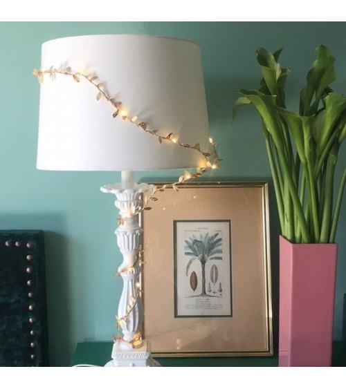 Feuilles dorées - Guirlande lumineuse à pile Melanie Porter deco chambre intérieur murale salon lumineux