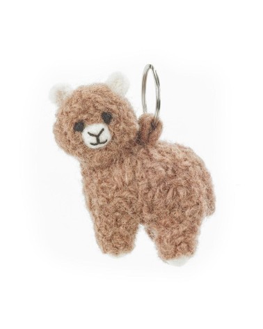 Alpaca - Cool Handcrafted Keychain Felt so good original gift idea switzerland