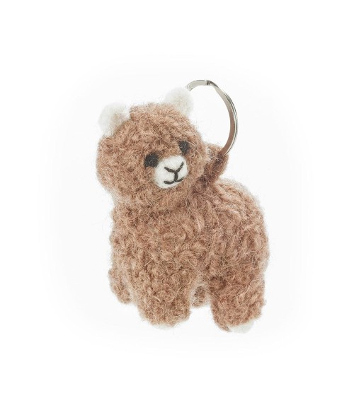 Alpaca - Cool Handcrafted Keychain Felt so good original gift idea switzerland