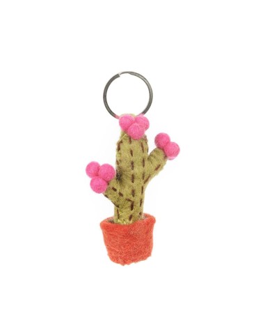 Cactus - Cool Handcrafted Keychain Felt so good original gift idea switzerland