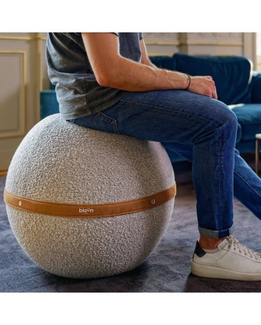 Bloon Bouclette Toffee - Design Sitting ball yoga excercise balance ball chair for office