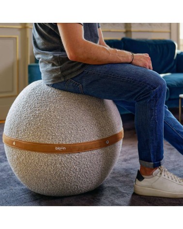 Bloon Bouclette Toffee - Pouf gonfiabile Bloon Paris palla da seduta pouf gonfiabile