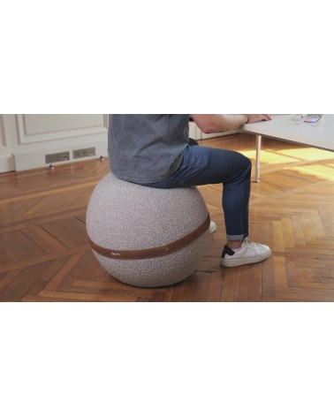 Bloon Bouclette Toffee - Pouf gonfiabile Bloon Paris palla da seduta pouf gonfiabile