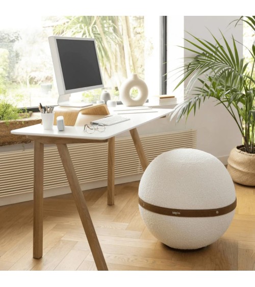 Bloon Bouclette Ascott - Sedia ergonomica Bloon Paris palla da seduta pouf gonfiabile