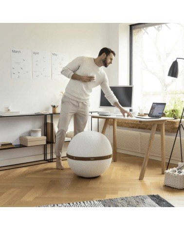 Bloon Bouclette Ascott - Sedia ergonomica Bloon Paris palla da seduta pouf gonfiabile
