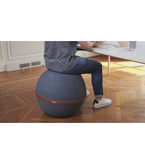 Bloon Bouclette Atlantic Blue - Design Sitting ball yoga excercise balance ball chair for office