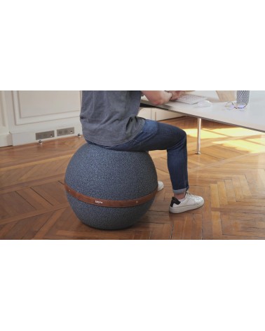 Bloon Bouclette Atlantic Blue - Design Sitting ball yoga excercise balance ball chair for office