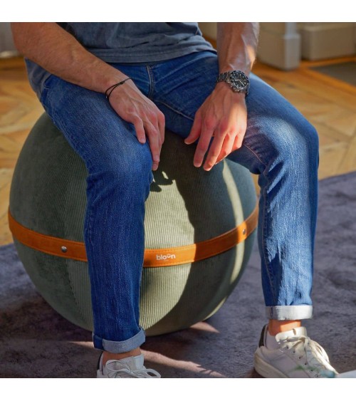 Bloon Ribbed Forest - Design Sitting ball yoga excercise balance ball chair for office