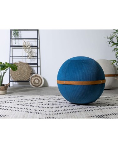 Bloon Coste Navy - Pouf gonfiabile Bloon Paris palla da seduta pouf gonfiabile