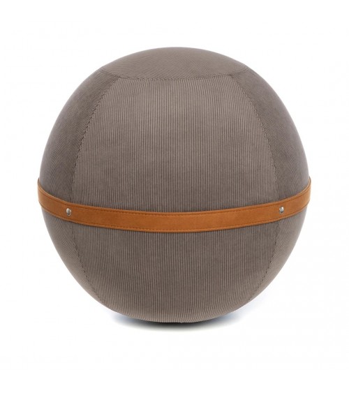 Bloon Ribbed Taupe - Design Sitting ball yoga excercise balance ball chair for office