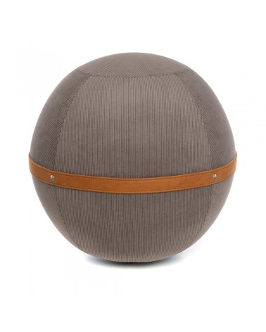 Bloon Ribbed Taupe - Design Sitting ball yoga excercise balance ball chair for office