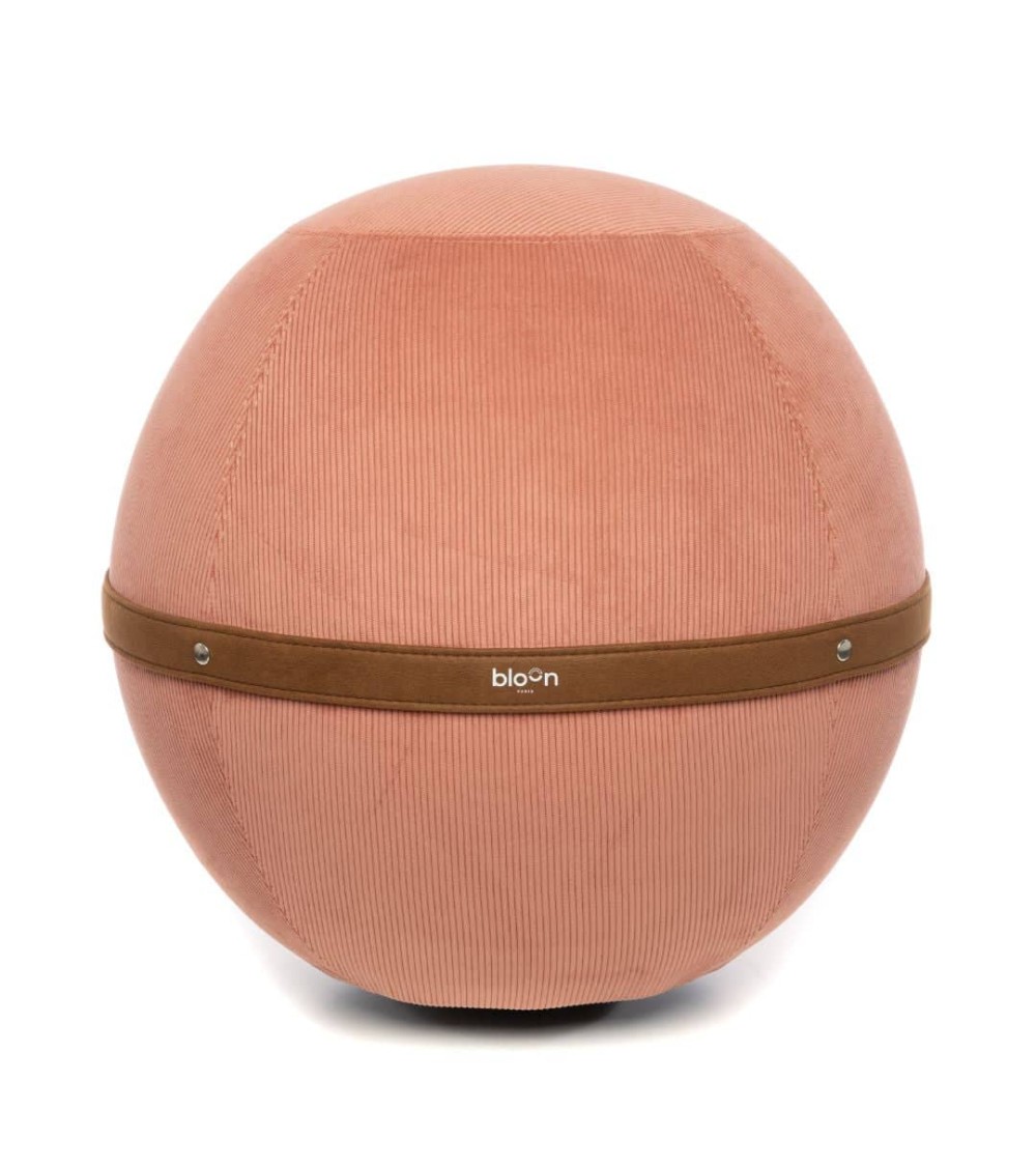 Bloon Ribbed Coral - Design Sitting ball yoga excercise balance ball chair for office