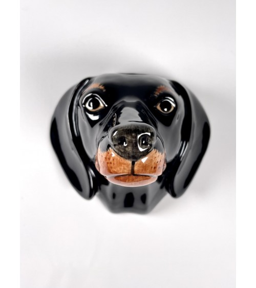 Dachshund - Small Dog Wall Vase Quail Ceramics table flower living room vase kitatori switzerland