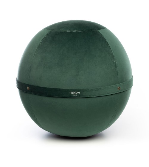 Bloon Velvet Verde Smeraldo - Sedia ergonomica Bloon Paris palla da seduta pouf gonfiabile