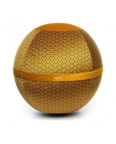 Bloon Edition Mustard Yin - Sedia ergonomica Bloon Paris palla da seduta pouf gonfiabile