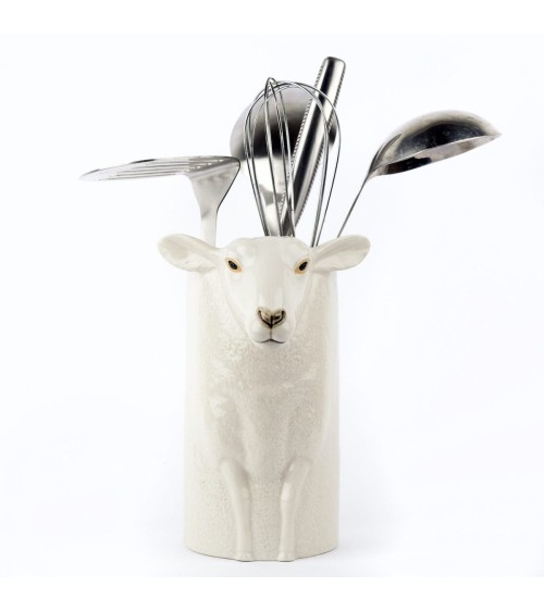 Mouton Suffolk - Pot à ustensiles de cuisine Quail Ceramics original suisse