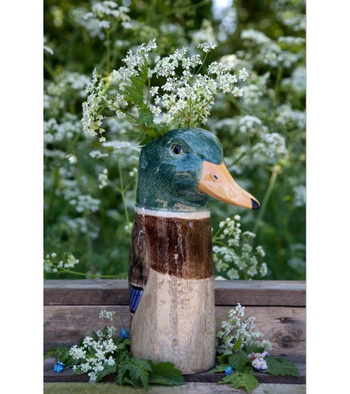 Grosse Blume Vase - Stockente, Ente Quail Ceramics vasen deko blumenvase blume vase design dekoration spezielle schöne kitato...