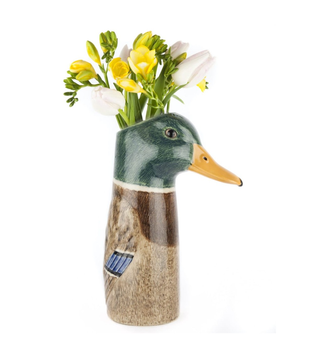 Grosse Blume Vase - Stockente, Ente Quail Ceramics vasen deko blumenvase blume vase design dekoration spezielle schöne kitato...