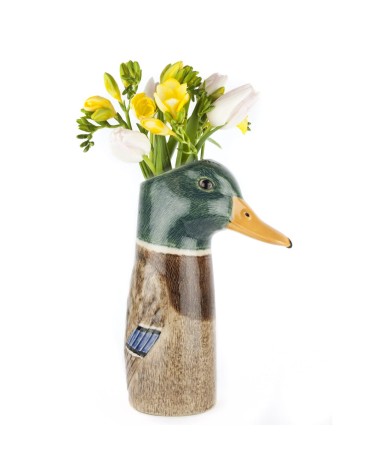 Large Flower Vase - Mallard duck Quail Ceramics table flower living room vase kitatori switzerland