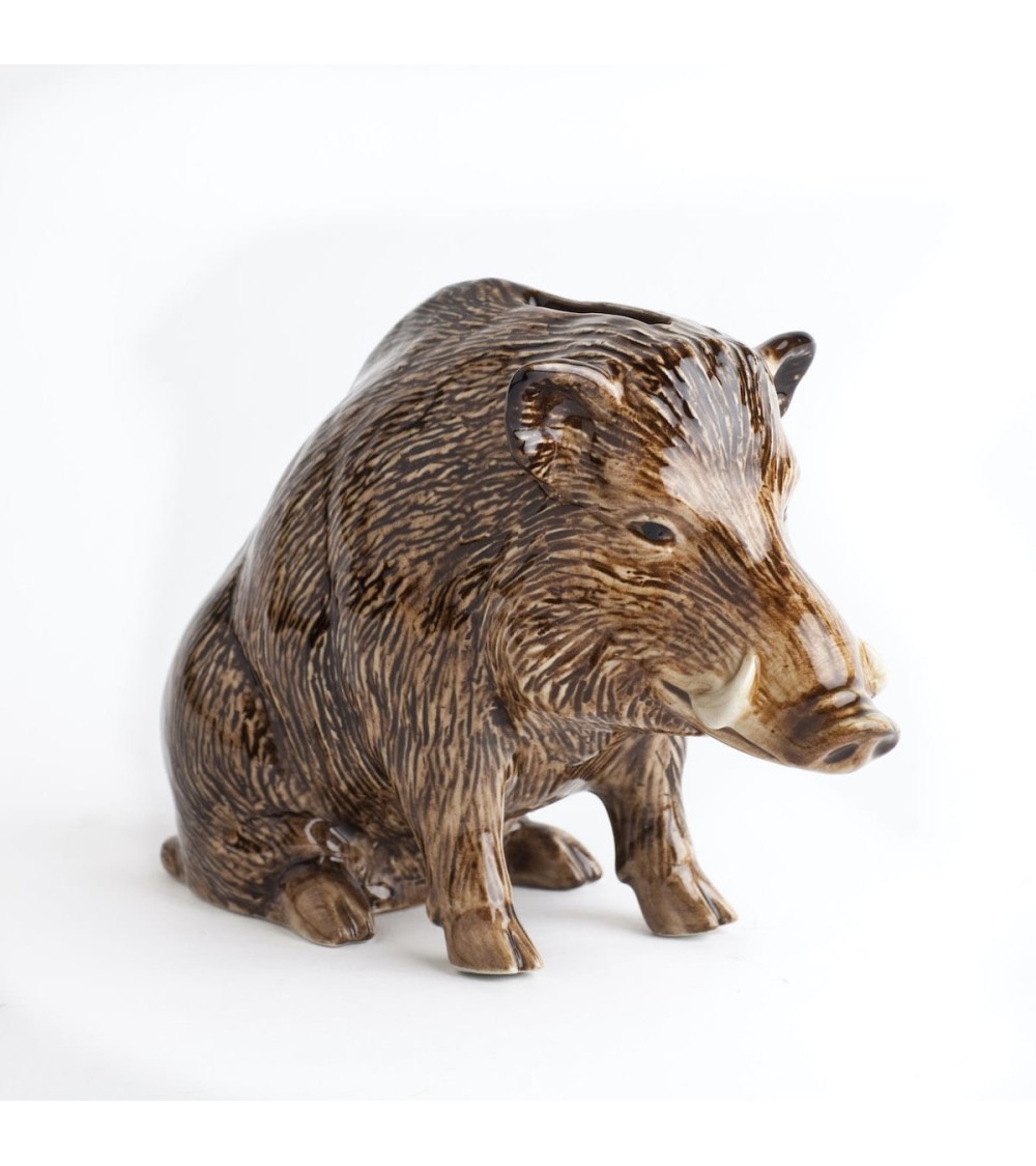 Piggy Bank - Wild Boar Quail Ceramics money box ceramic