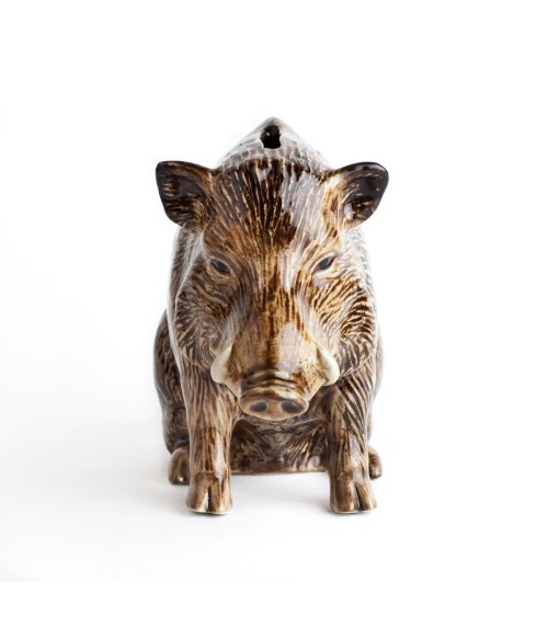 Piggy Bank - Wild Boar Quail Ceramics money box ceramic