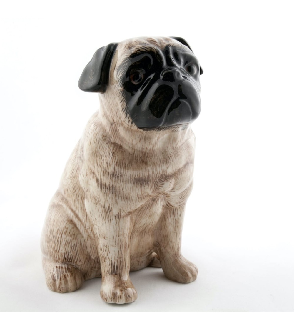 Piggy Bank - Fawn Pug Quail Ceramics money box ceramic