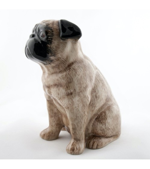 Piggy Bank - Fawn Pug Quail Ceramics money box ceramic