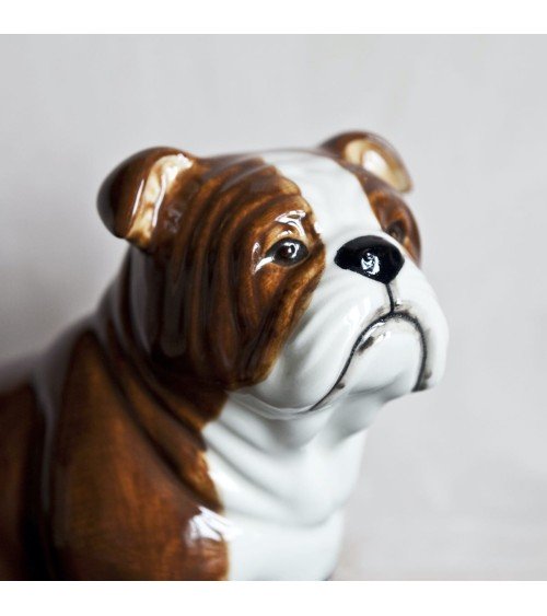 Salvadanaio - Bulldog Inglese Quail Ceramics design ceramica originale particolare adulti