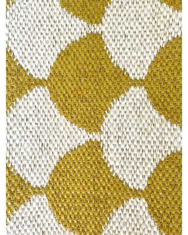 Tapis Vinyle - GERDA Mustard Brita Sweden tapis scandinave en vinyle lavable en machine de cuisine exterieur salon couloir