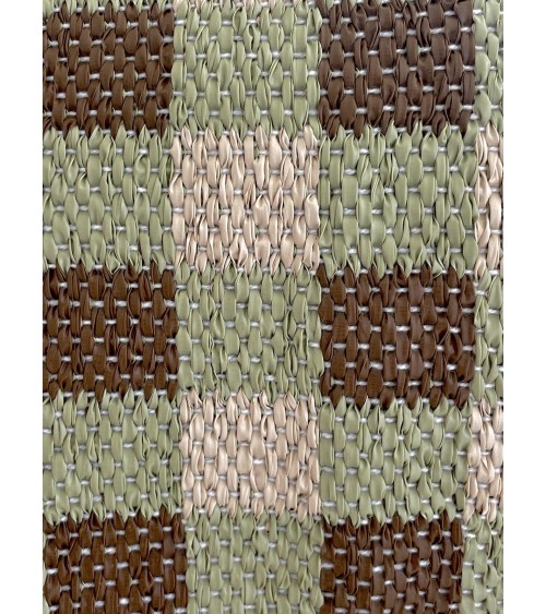 Tapis Vinyle - POPPY Vert Brita Sweden tapis scandinave en vinyle lavable en machine de cuisine exterieur salon couloir