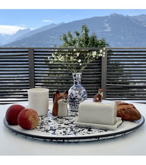 Fuchs - Butterdose, Butterglocke Quail Ceramics butterdosen kaufen