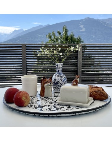 Fuchs - Butterdose, Butterglocke Quail Ceramics butterdosen kaufen