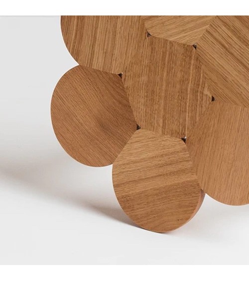 Mylhta Oak Stool - Tabouret design en bois de chêne MYLHTA Kitatori suisse