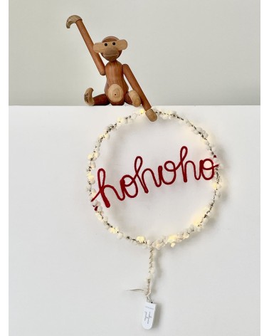 ho ho ho - Christmas Wreath - Fairy light Melanie Porter 2024 christmas decorations xmas tree decorations