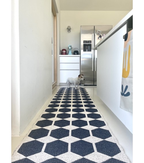 Vinyl Rug - ANNA Denim Brita Sweden cool vinyl rugs runner for kitchen washable outdoor rugs