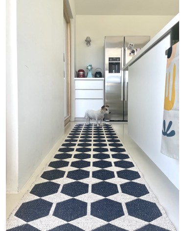 Vinyl Rug - ANNA Denim Brita Sweden cool vinyl rugs runner for kitchen washable outdoor rugs