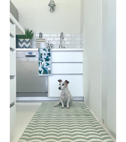 Tapis Vinyle - OCEAN Ocean Brita Sweden tapis scandinave en vinyle lavable en machine de cuisine exterieur salon couloir