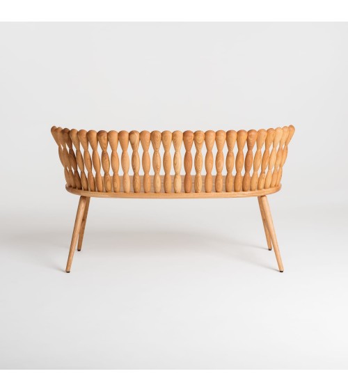 SPIRA Sofa Oak - Sofà in legno, Divano design MYLHTA moderna da interno allattamento