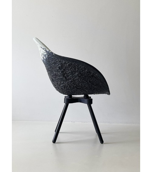 GRAVÊNE 7.0 Blanc et Noir - Fauteuil design Maximum Paris relaxant confortable allaitement maison salon