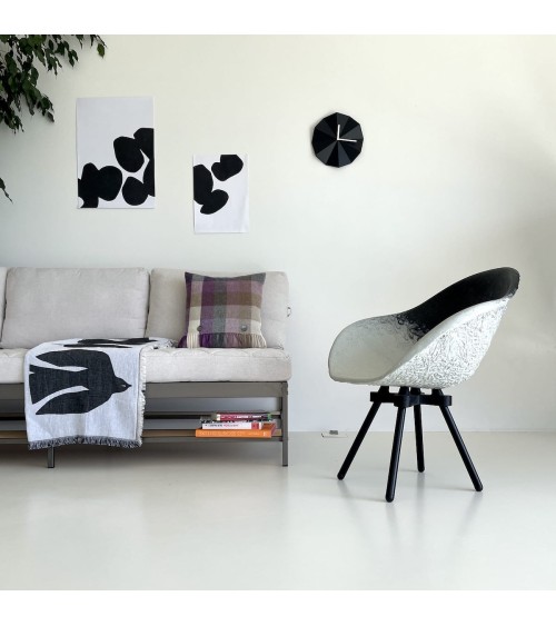 GRAVÊNE 7.0 Noir & Blanc - Fauteuil design Maximum Paris relaxant confortable allaitement maison salon