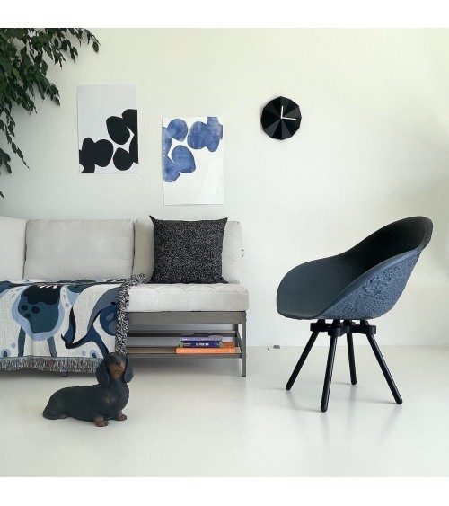 Designer Armchair - GRAVÊNE 7.0 Black & Blue Maximum Paris modern nursing designer chair living room