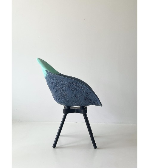 Fauteuil design GRAVÊNE 7.0 - Menthe & Bleu Maximum Paris relaxant confortable allaitement maison salon